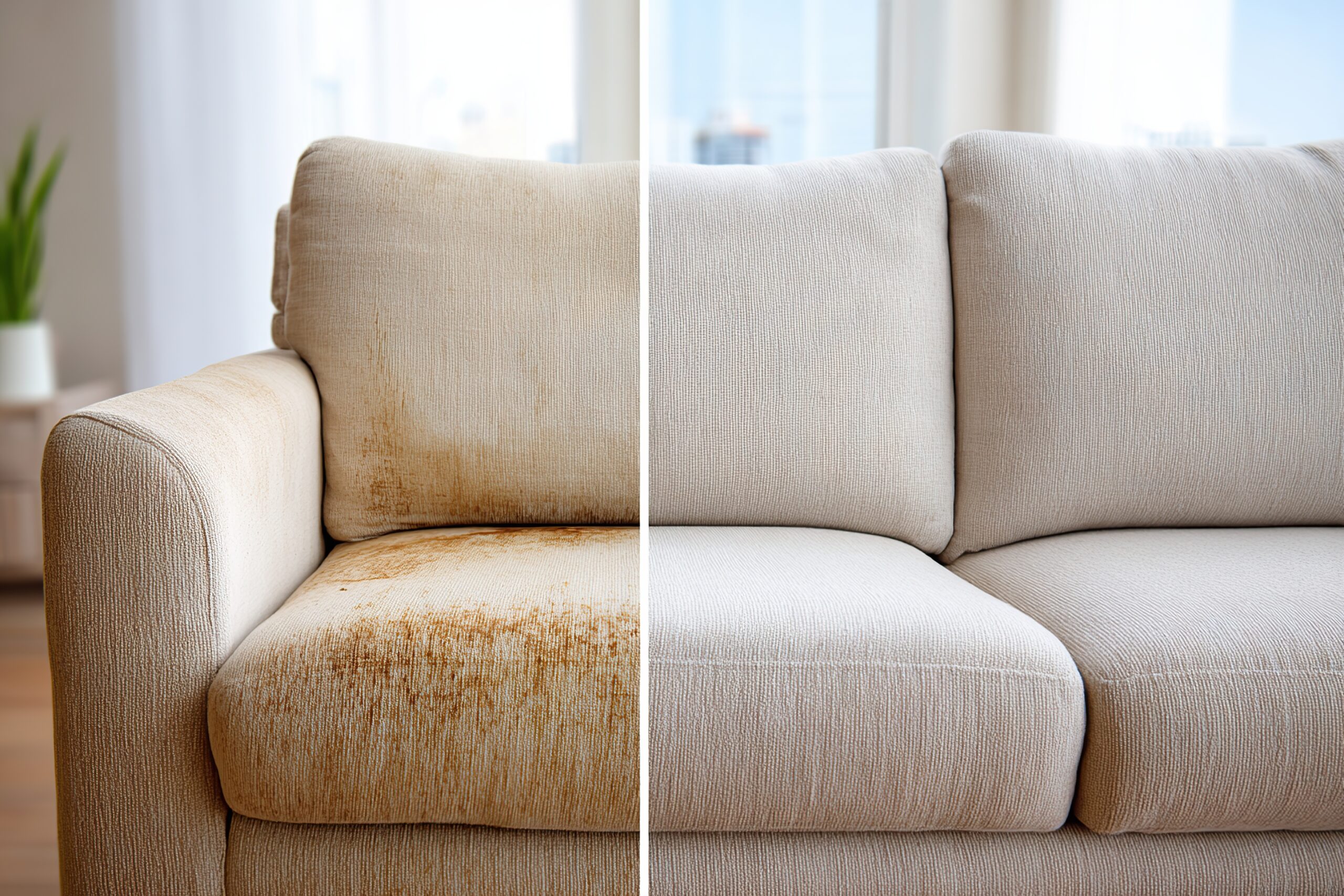 Canapé avant après exemple